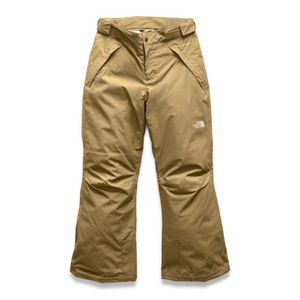 NWT Girls The North Face Freedom Insulated Pants in British Khaki